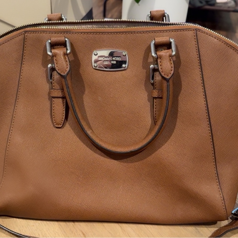 Michael Kors Tan Satchel Bag